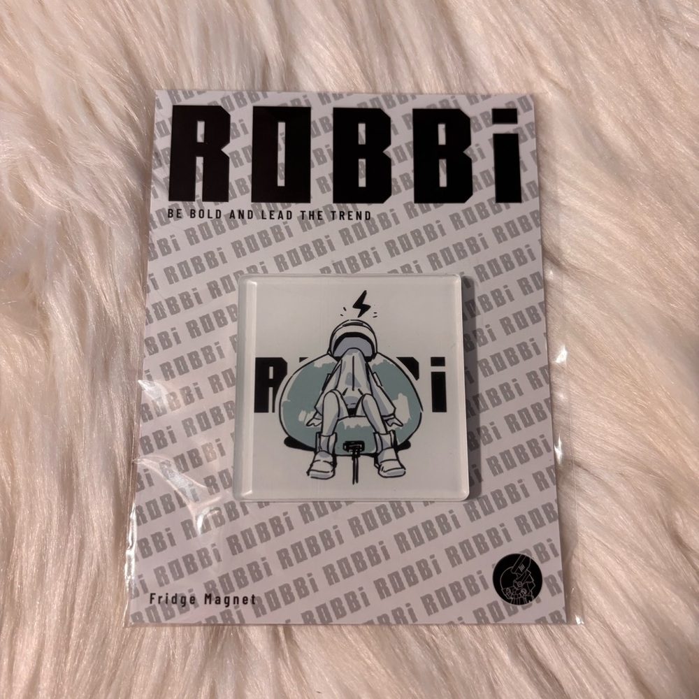 ROBBi Fridge Magnet with Astronaut Design